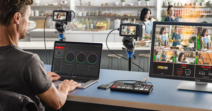 Blackmagic Design ATEM Mini Pro ISO HDMI Live Stream Switcher Bundle with 6’ HDMI Cable, 7’ Cat5e Cable, and 5-Pack of SolidSignal Cable Ties (SWATEMMINIBPRISO)