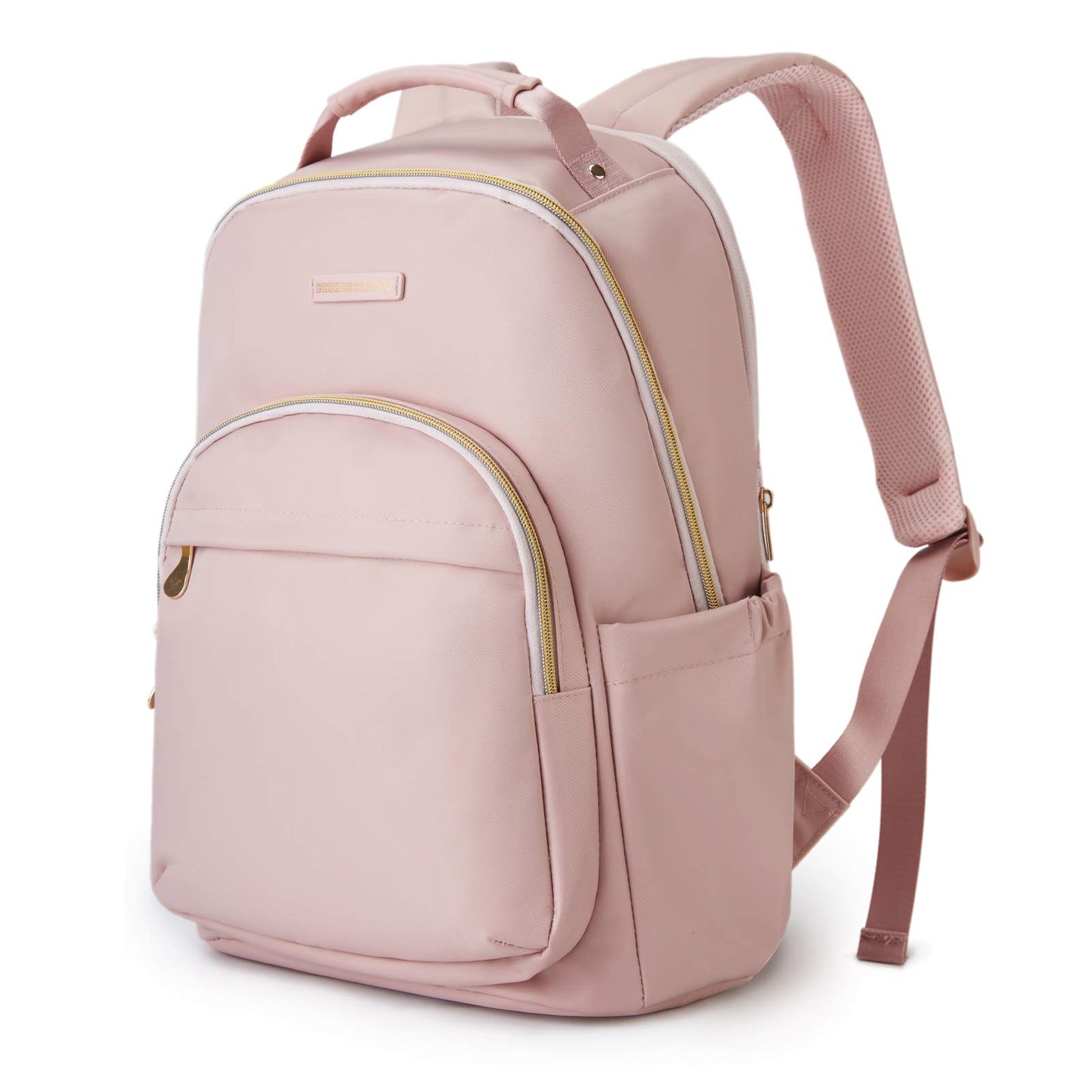 LIGHT FLIGHT Laptop Backpack for Women, Travel BookBag for 17.3 Inch Computer, Backpack for Work Travel College, Large Pink