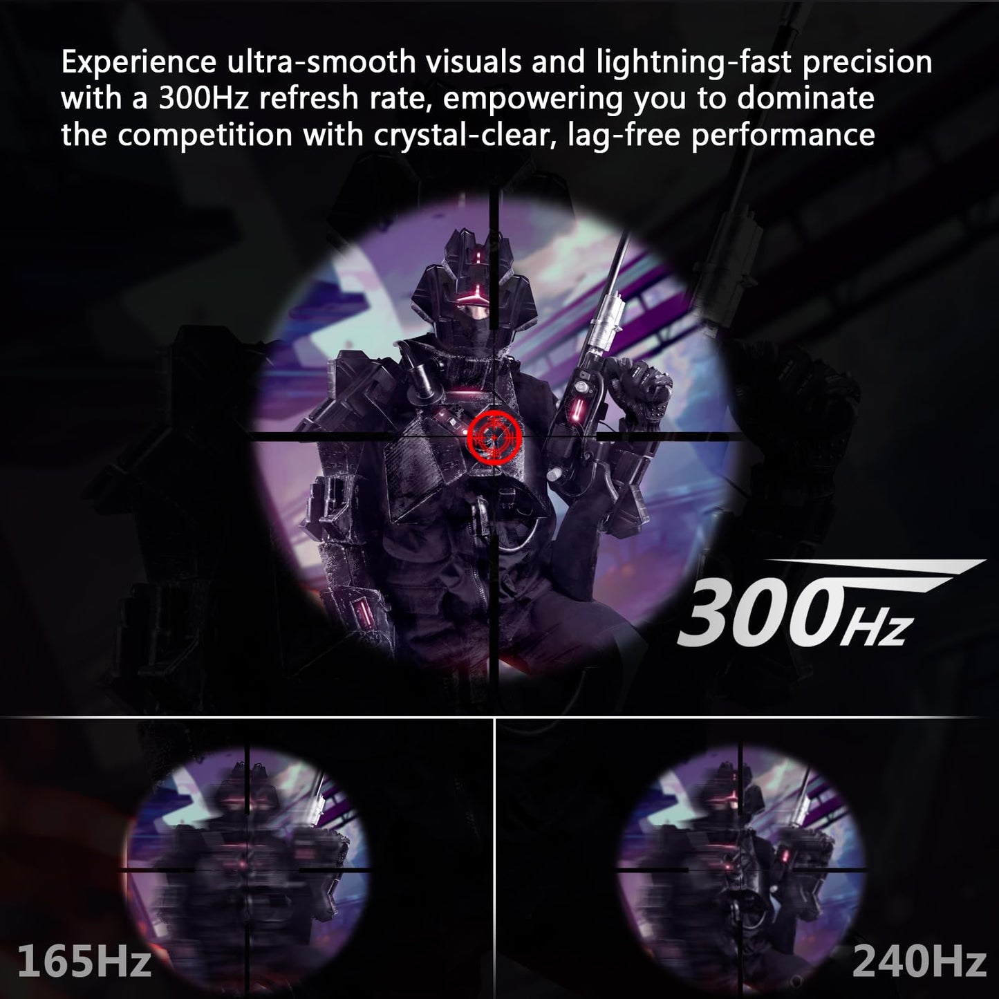 Z-Edge 32 inch Curved Gaming Monitor, FHD 1080P 240Hz Curved Monitor,1500R Computer Monitor, MPRT 1ms Monitor, UG32P 2X DP 1.4 Ports and 2X HDMI 2.0 Ports