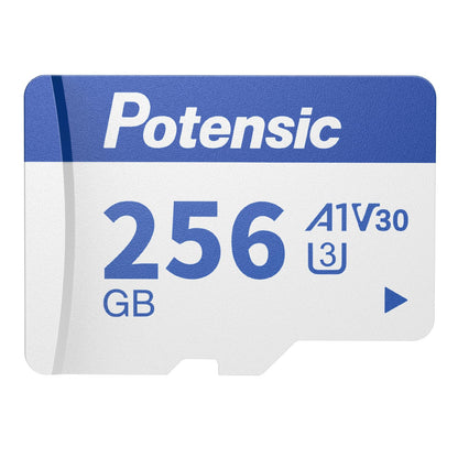 Potensic 256GB Speicherkarte für Drohnen, A1, U3, V30, Lesegeschwindigkeit bis zu 100 MB/s