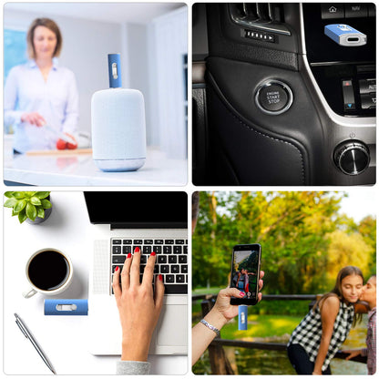 256GB Flash Drive, Aiibe USB C Flash Drive 256GB Dual USB 3.1 USB C Memory Stick OTG Type C Thumb Drive 256 GB USB C Drive for PC Tablet TV Car Type C Smart Phone (256G, Blue)