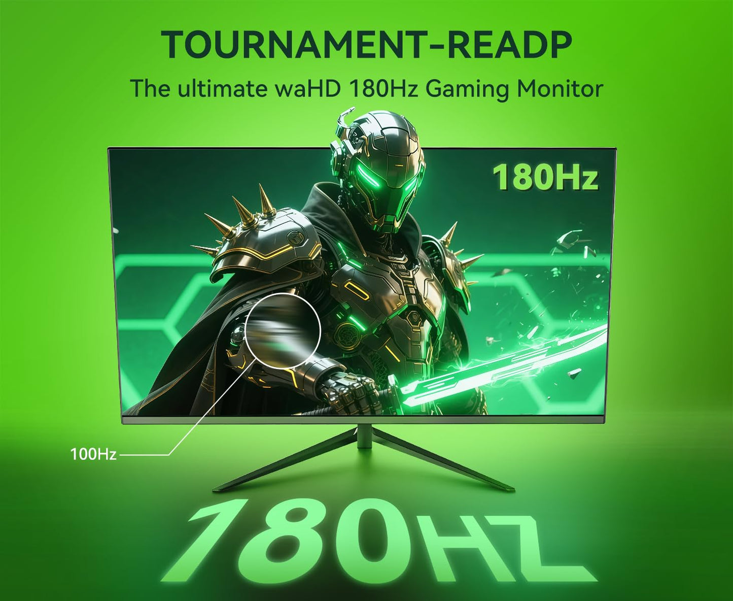 Raywego 27-Zoll-Curved-Gaming-Monitor, 180 Hz, Full HD 1080p, 1800R, FreeSync &amp; Eye-Care, Kontrastverhältnis 4000:1, unterstützt VESA, DP und HDMI für Gaming, Homeoffice