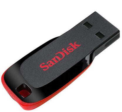SanDisk 8GB Cruzer Blade Flash Drive 2 Pack SDCZ50-008G-B35 - Bundle with 1 Everything But Stromboli Lanyard