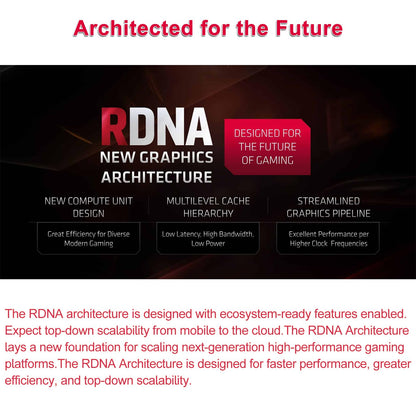 Radeon RX 5700 XT Graphics Card, 8GB GDDR6 256-Bit RDNA Architecture 1755/1905 MHz (Base/Boost Clock) DirectX 12 HDMI DP PCIe4.0 2K PC Gaming Video Card for Office Gaming (RX 5700 XT - Triple Fan)