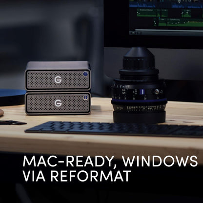 SanDisk Professional 4 TB G-Drive PRO, Desktop-Festplatte der Enterprise-Klasse, Thunderbolt 3 (20 Gbit/s), USB-C (5 Gbit/s), 7200 U/min Ultrastar-Laufwerk 