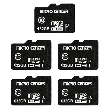 Micro Center 32 GB Class 10 MicroSDHC Flash-Speicherkarte mit Adapter für mobile Geräte wie Handys, Tablets, Drohnen und Full HD-Videoaufnahmen – 80 MB/s UHS-I, C10, U1 (5er-Pack)