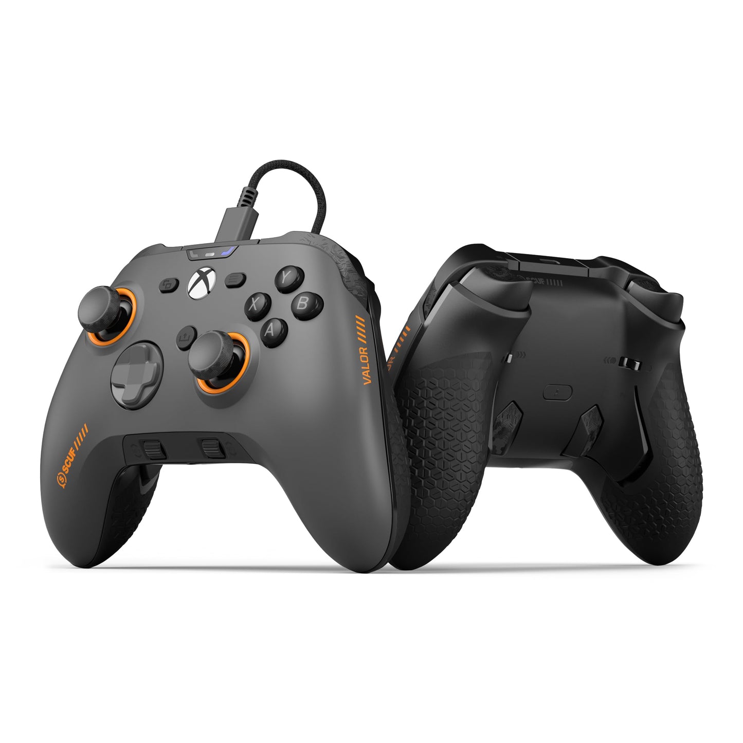 SCUF VALOR PRO Wired Performance Xbox Controller - Customizable Back Paddles, Instant Triggers, Hall Effect Thumbsticks, Audio Controls, Xbox Series X|S, Xbox One, Windows PC - Steel Gray