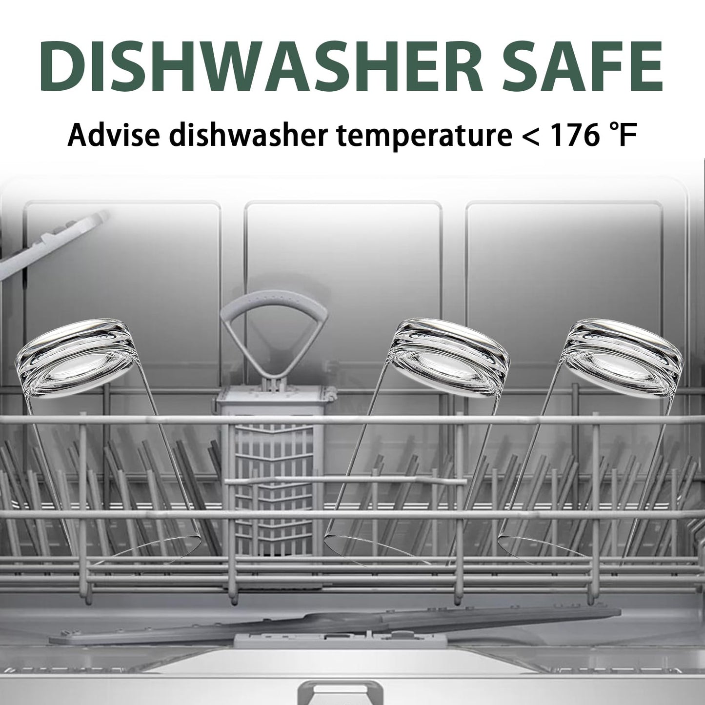 RÉALWÁY Bruchsichere Trinkgläser aus Kunststoff, 6er-Set, 500 ml, transparente, unzerbrechliche Becher für Küche, Pool und Terrasse – BPA-frei, spülmaschinenfest, Acrylbecher in Glasoptik.