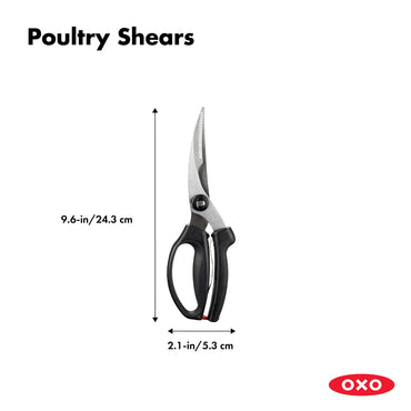 OXO Good Grips Federbelastete Geflügelschere, Schwarz