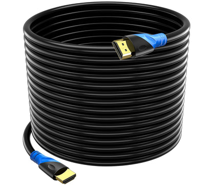 Rommisie 4K HDMI 75 FT Kabel (HDMI 2.0, 18 Gbit/s) Ultra High Speed ​​vergoldete Anschlüsse, Ethernet HDMI Kabel, 4K@60Hz 2K 1080P 3D ARC kompatibel mit UHD TV Monitor Laptop Xbox PS4/PS5 usw. (23 m)