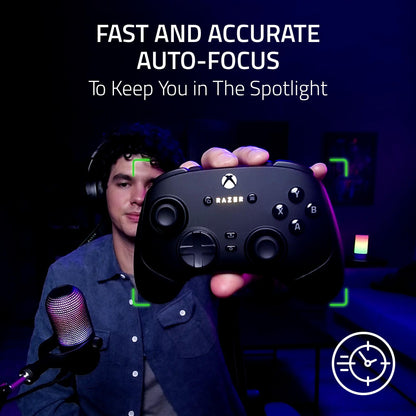 Razer Kiyo V2 X Streaming-Webcam: 1440p 60 FPS – Autofokus – Integriertes Mikrofon – Weitwinkelobjektiv – Integrierter Sichtschutz – Kompatibel mit OBS, XSplit, Streamlabs, Discord, Zoom und Teams – Schwarz