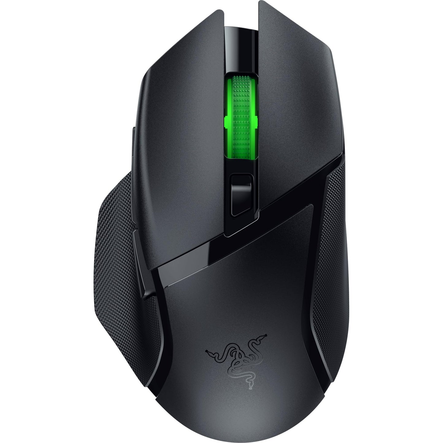 Razer Basilisk V3 X HyperSpeed ​​– Anpassbare kabellose Gaming-Maus: Mechanische Schalter der 2. bis 5. Generation, fortschrittlicher optischer 18K-Sensor, Chroma RGB-Beleuchtung, 9 programmierbare Tasten, 535 Stunden Akkulaufzeit, klassisches Schwarz