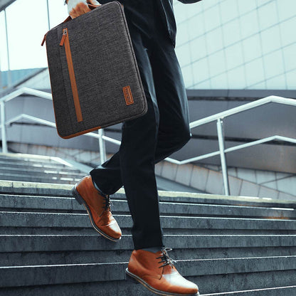 KIZUNA Laptoptasche, 17 Zoll, wasserabweisend, passend für 17,3" Lenovo Legion 5/5i/Dell G7 17/IdeaPad L340/HP Gaming Pavilion 17/Envy Laptop 17/Acer Chromebook 317/Asus, Schwarz 