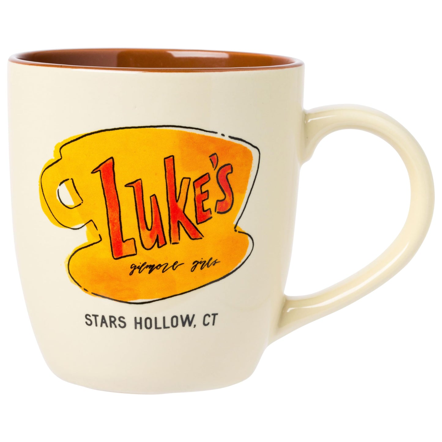 Silver Buffalo Gilmore Girls Ceramic Mug Featuring Luke’s Logo, 18 Ounces