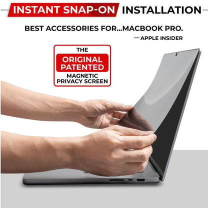 SightPro Magnetic Privacy Screen for MacBook Pro 14 Inch (2021-2025, M1-M5, Pro, Max) Patented Removable Laptop Privacy Filter Shield and Protector