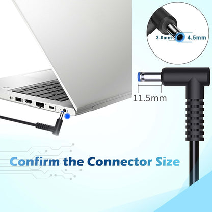 65W AC Adapter Laptop Charger Compatible with HP Envy 13 15 17 15t 15m 17m X360 15-1039wm 15-1033wm 15-1010dx 15-w237cl 15-w110nr 15-ee1093cl 15m-eu0033dx 17m-ch0013dx Power Supply Cord