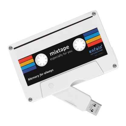 Retro-Kassetten-USB-3.0-Stick (32 GB) – Design im 80er-Jahre-Mixtape-Stil – Perfekt als Geschenk für Geburtstage, Jubiläen und Feiertage – Schnelle 90 MB/s, kompatibel mit PC/Mac/Linux – Inklusive Kassettenbox
