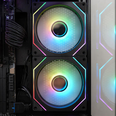 Zalman Chronix ATX PC Case, 3 x ARGB Fans Pre-Installed, USB Type-C, 360mm Radiator Support, Full-View Panoramic Tempered Glass Panel, Mid Tower Desktop PC Gaming Case, Black