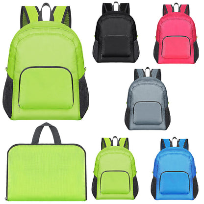 Reginary 5er-Pack faltbare Rucksäcke, leicht, praktisch, ideal für Reisen, Camping, Wandern, Schule, Outdoor- und Indoor-Sportarten.