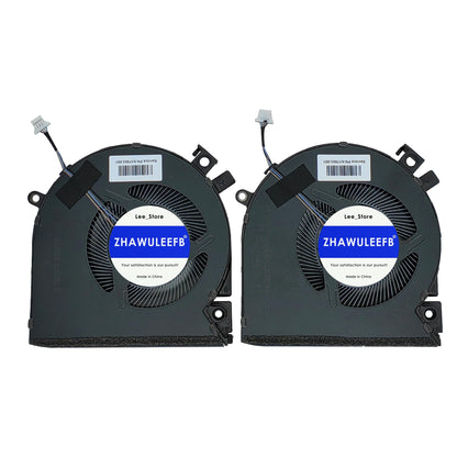 Neuer Ersatz-Laptop-CPU+GPU-Lüfter für HP Victus 15-FA, 15-FB, 15-fa0031dx, 15-fb0028nr, TPN-Q278, TPN-Q279, 15-FB0028NR, 0050AX, 0103LA Serie, N17902-001, N13304-001, DFS5K22B056737, FPJY (2er-Pack)
