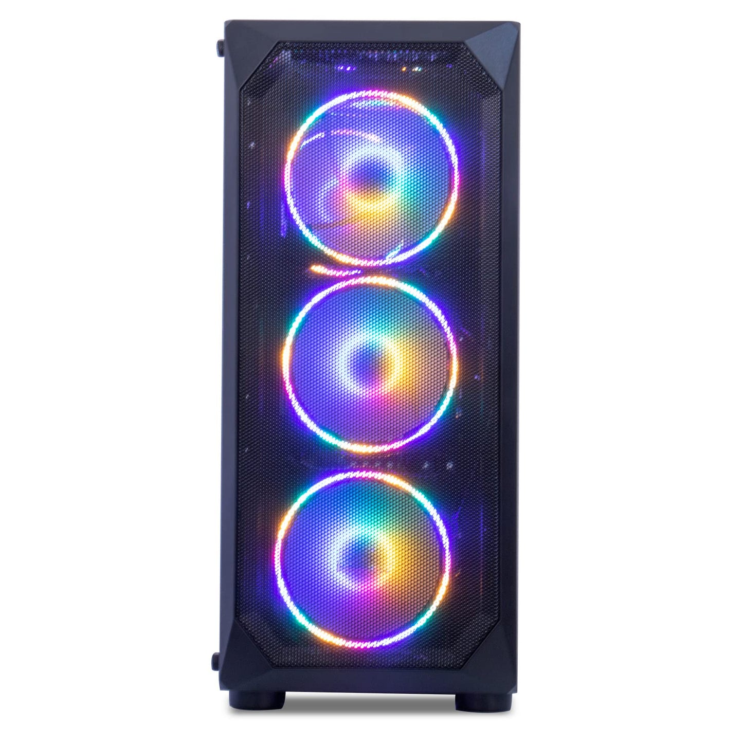 MXZ Gaming PC Computer R5 3600, RTX 4060, 16G DDR4, NVME 500G, B450,6RGB Fans,Windows 11 Pro Ready to use, Gamer Desktop Computer(R5 3600| RTX 4060)