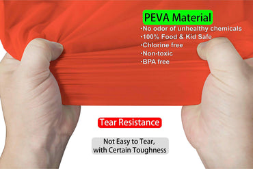 Orange Plastic Tablecloths 2 Pack Disposable Table Covers 84 Inch Circle Bridal Shower Party Tablecovers PEVA Fall Colors Table Cloths for BBQ Picnic Birthday Wedding Parties 6 ft Round Table Use