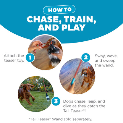 Outward Hound Tail Teaser Ersatzköder für Hunde-Teaserstab, Fuchs 