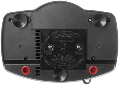 Presto 08800 EverSharp Elektrischer Messerschärfer, 2-stufiges System, Silber/Schwarz