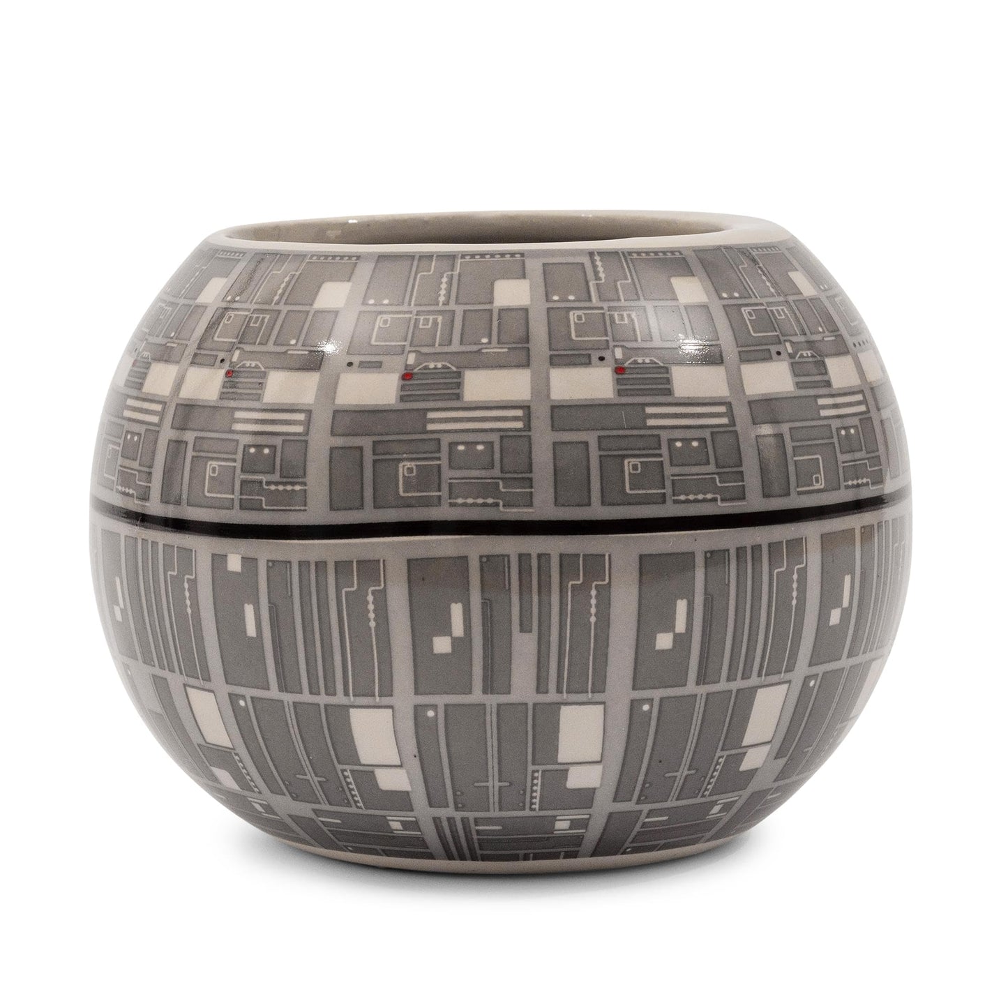 Silver Buffalo Star Wars Death Star 3D Sculpted Ceramic Coffee Mug for Cappuccino, Latte or Hot Tea, 20 ounce, Gray Multicolor SV9195
