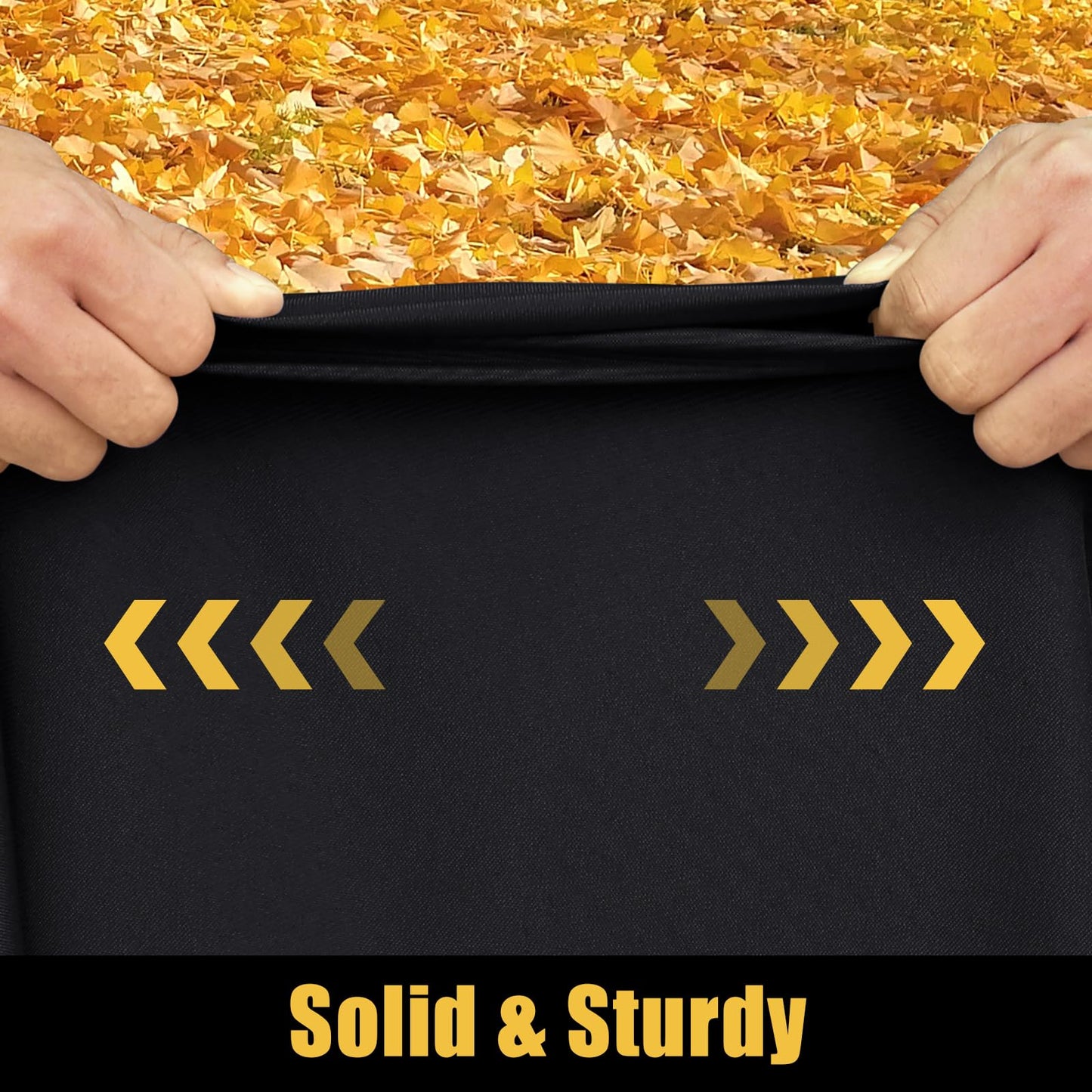 Smiry 2 Pack Rectangle Picnic Table Cloth, Waterproof Elastic Fitted Tablecloths, Washable Polyester Rectangular Patio Table Cover for Camping, Indoor and Outdoor (Black, 30"x72")