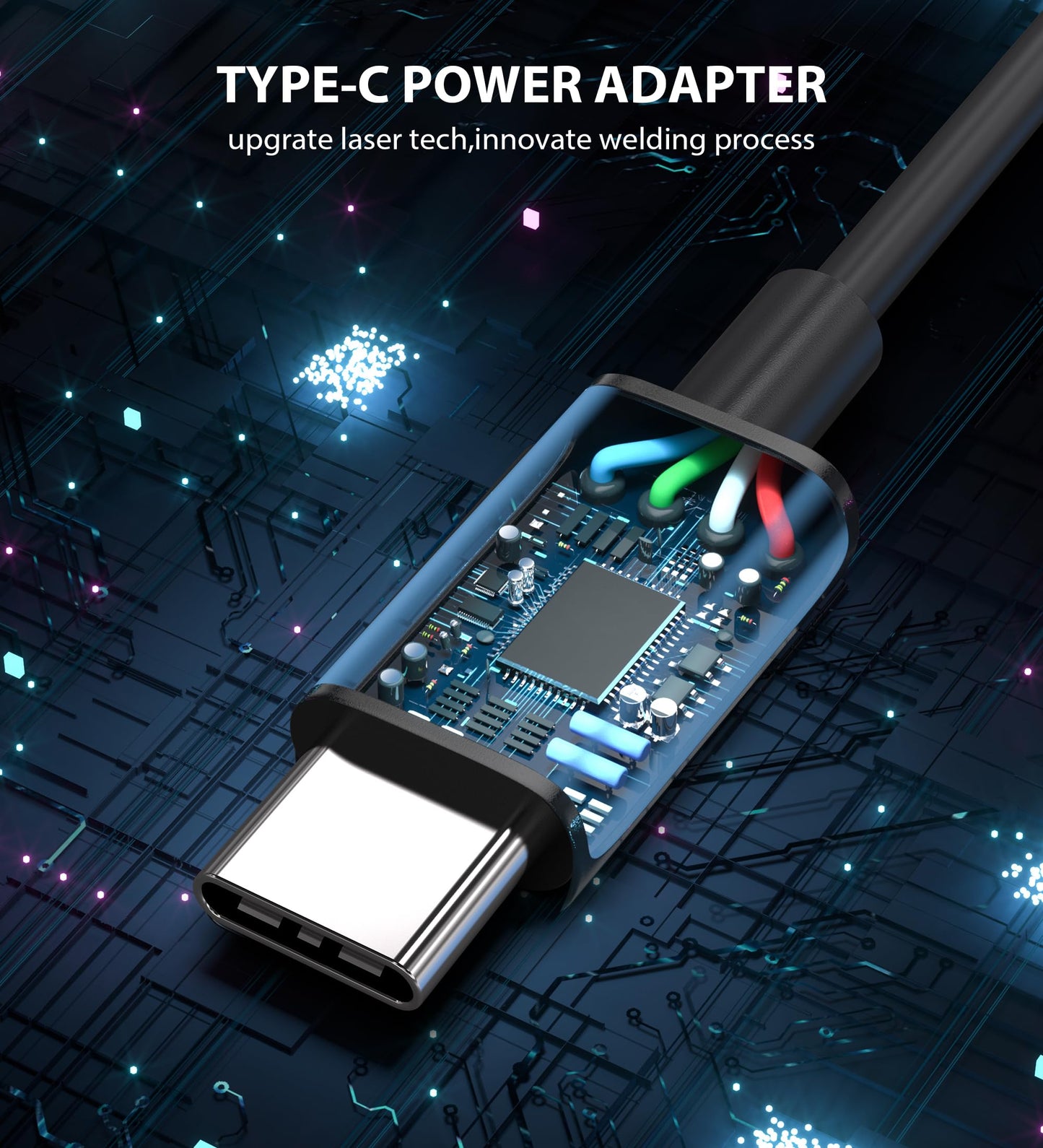 New Slim 65W USB C Laptop Charger Replacement for Dell Latitude 5420 5430 5520 5530 5540 7420 7430 7440 7390, XPS 13 Chromebook Charger 3100 Power Adapter Fit for Dell Laptop Charger USB C