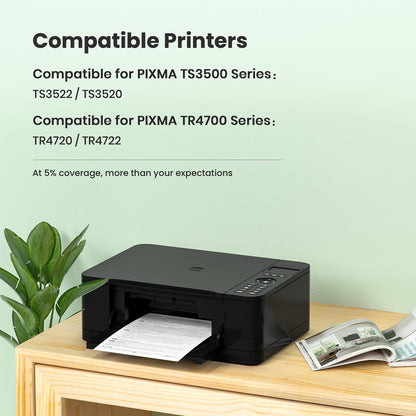 PG-275XL/CL-276XL Ink Cartridge Combo Pack Replacement for Canon 275 and 276 Ink cartridges for Pixma TR4720 TS3522 TS3520 TS3720 TS3722 TS3500 TR4722 TR4723 TR4700 High Yield (2 Pack)