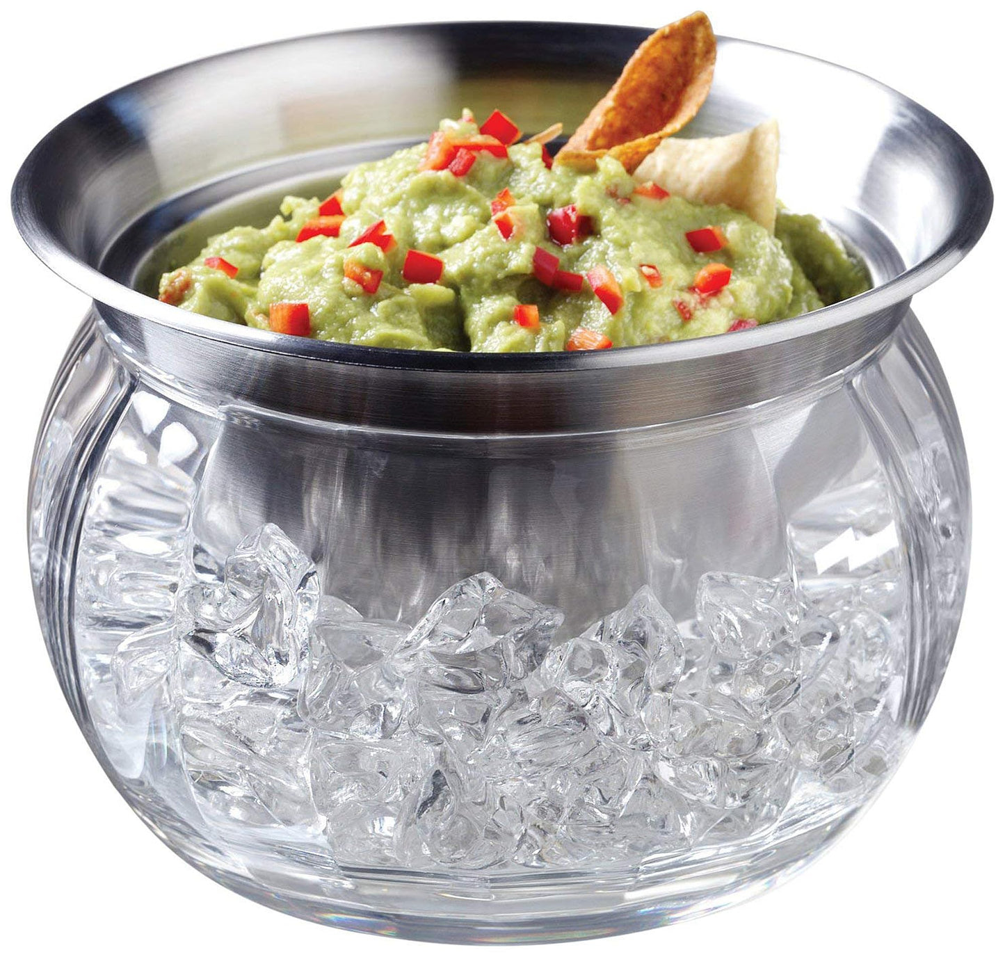 Prodyne Dips On Ice Stainless-Steel Bowl, 16oz