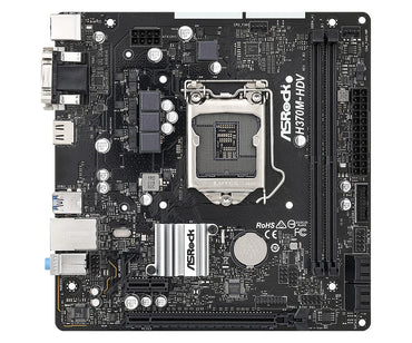 ASRock H370M-HDV LGA1151/ Intel H370/ DDR4/ SATA3&USB3.2/ Micro ATX Motherboard