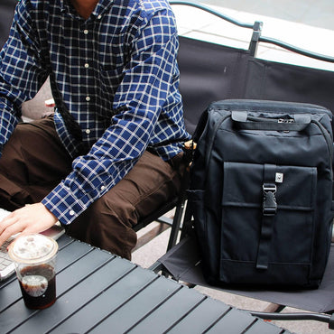 SUNNY BIRD Laptop-Rucksack, 15,6-Zoll-Laptop-Arbeitstasche, weit zu öffnender Freizeitrucksack für Damen, Herren und Erwachsene (Schwarz)