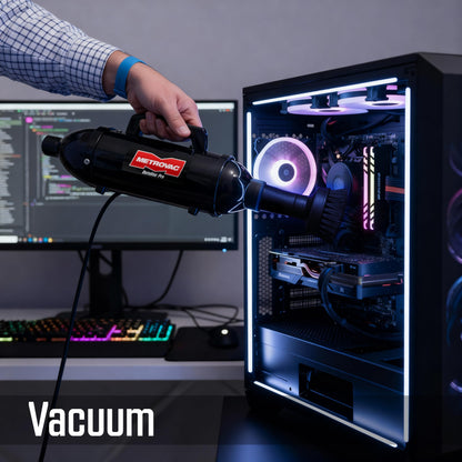 METROVAC Elektrischer DataVac Pro Serie | Modell MDV-1BA | Computerstaubsauger | Gebläse | Reiniger | Staubwedel | Hergestellt in den USA