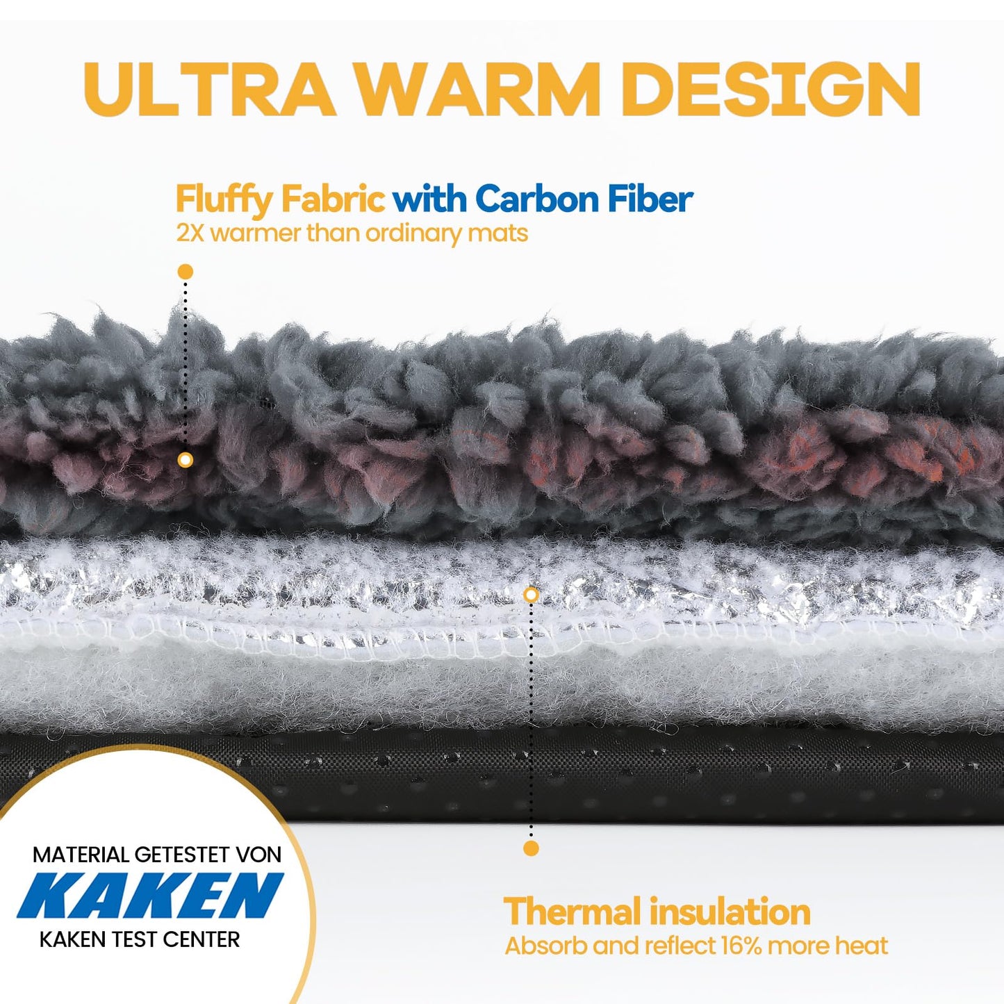 Self Warming Cat Bed Self Heating Cat Dog Mat 24 x 18 inch Extra Warm Thermal Pet Pad for Indoor Outdoor Pets with Removable Cover Non-Slip Bottom Washable Non Electric