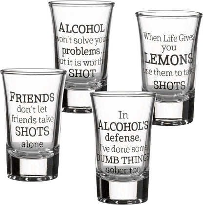 Lillian Rose Party Shot Glasses Set of 4