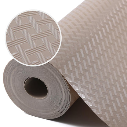 Shelf Liners for Kitchen Cabinets Refrigerator Liners Waterproof & Oil-Proof Kitchen Cupboard Liner Plastic Drawer Mats EVA Material Non Adhesive Fridge Liner for Shelves Gray 11.8 x 59 Inch