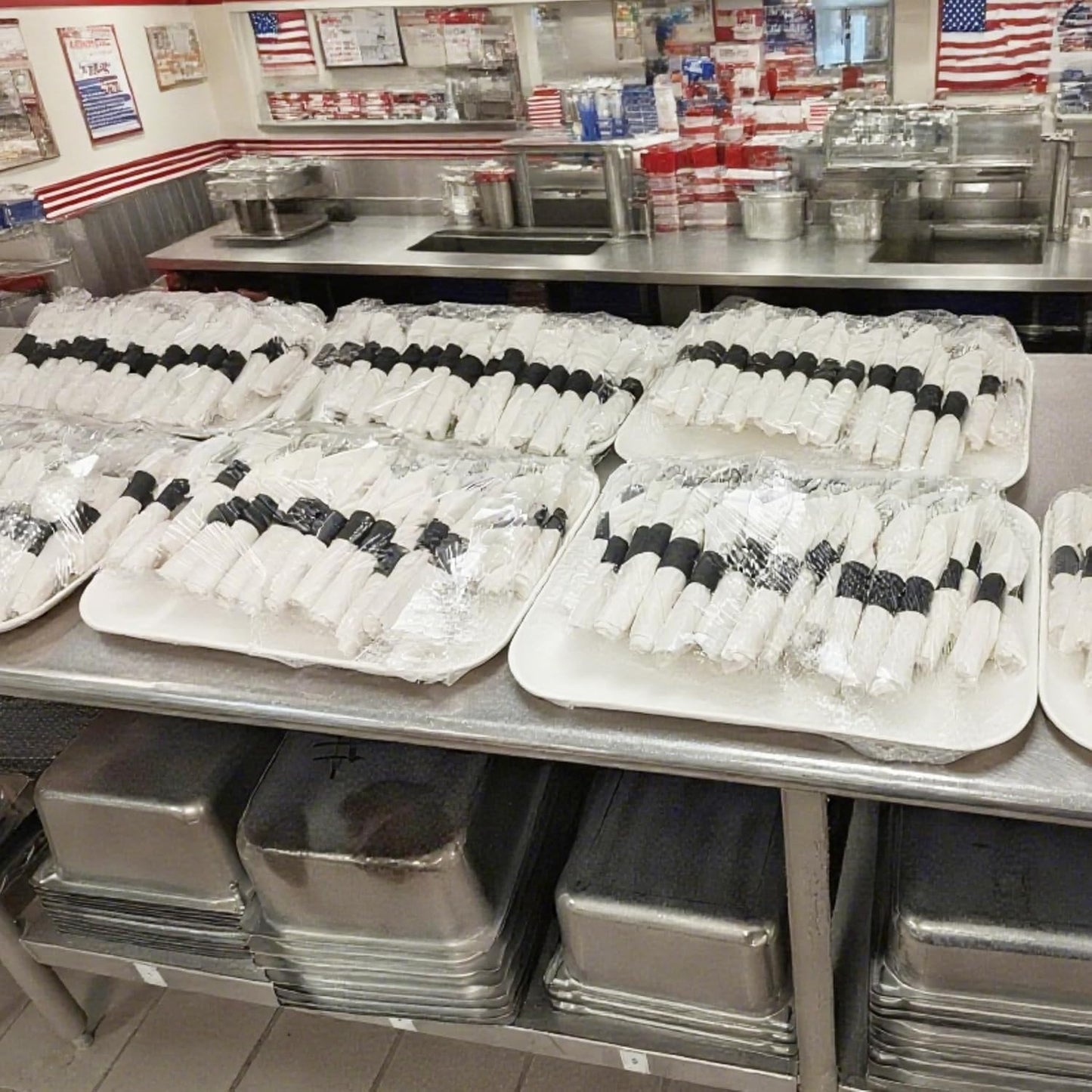 NATURALABEL Standard Napkin Band, Paper Napkin Rings Self Adhesive 2000-Count (Black)