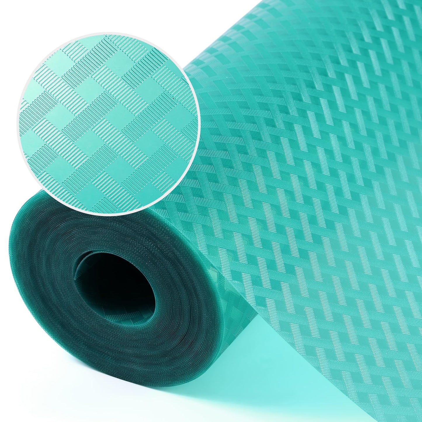 Shelf Liners for Kitchen Cabinets Refrigerator Liners Waterproof & Oil-Proof Kitchen Cupboard Liner Plastic Drawer Mats EVA Material Non Adhesive Fridge Liner for Shelves Gray 11.8 x 59 Inch