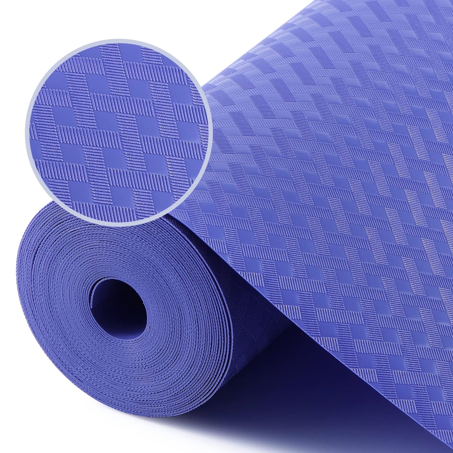 Shelf Liners for Kitchen Cabinets Refrigerator Liners Waterproof & Oil-Proof Kitchen Cupboard Liner Plastic Drawer Mats EVA Material Non Adhesive Fridge Liner for Shelves Gray 11.8 x 59 Inch