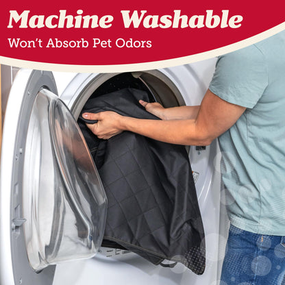 Lusso Gear Dog Car Seat Cover - Waterproof Non-Slip Car Back Seat Protector - Rear Car Seat Cover for Dogs - Universal Fit for Sedans Trucks SUVs - Scratchproof Backseat Car Cover - Machine Washable