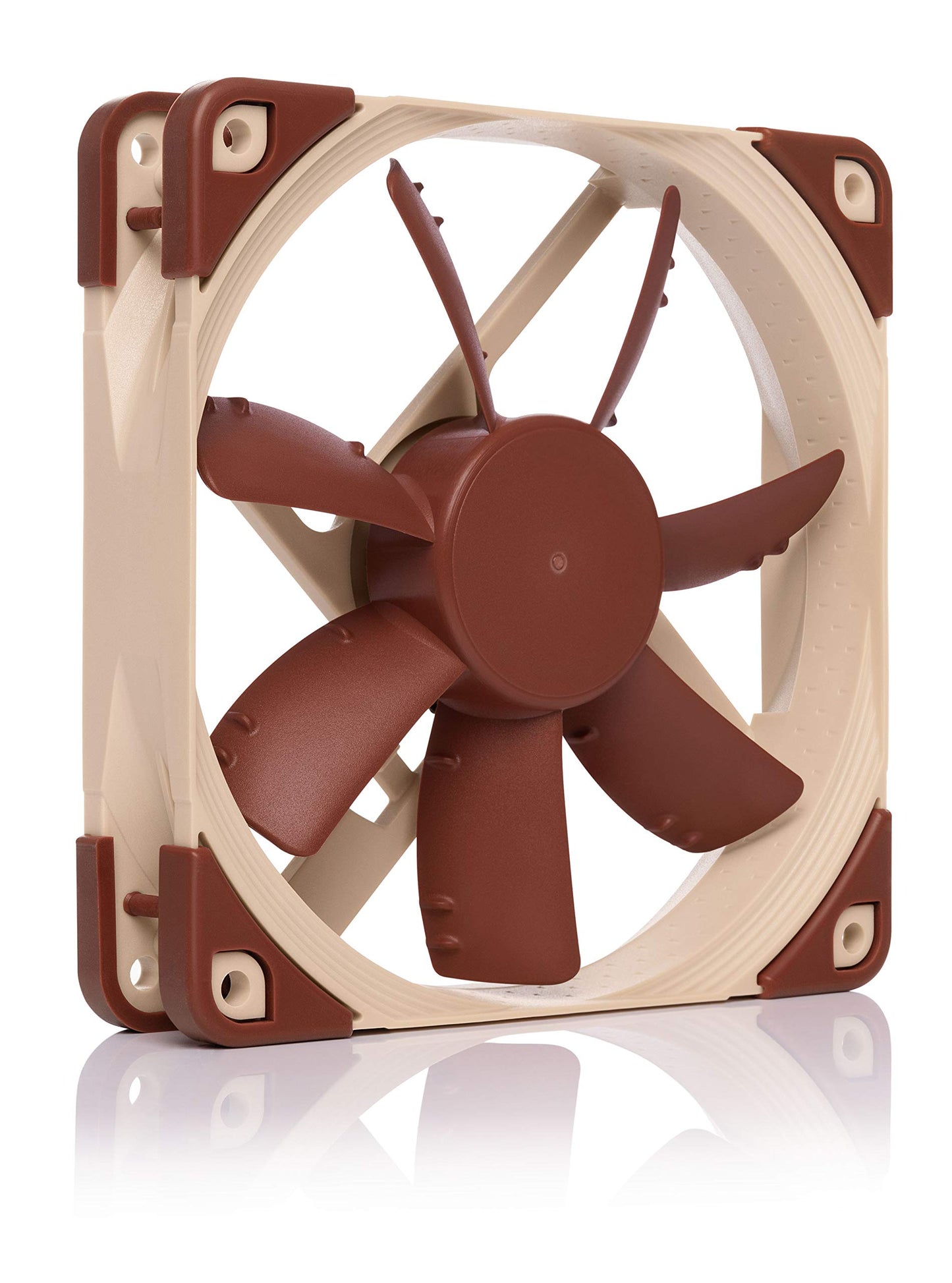 Noctua NF-S12A FLX, Premium-Lüfter mit leisem Betrieb, 3-Pin (120 mm, Braun)