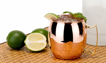 Old Dutch 429 International, Anbieter des originalen, 100% reinen, polierten Kupferbechers für Moscow Mule, ungefüttert, 16 Unzen