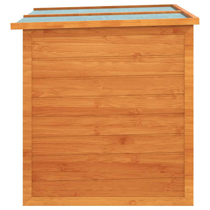 Garten-Aufbewahrungsbox 126x72x72 cm Holz