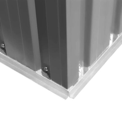 Gartenschuppen Grau Metall