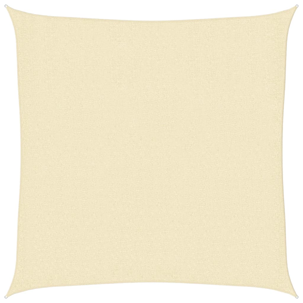 Sonnensegel HDPE Quadratisch 2 x 2 m Creme