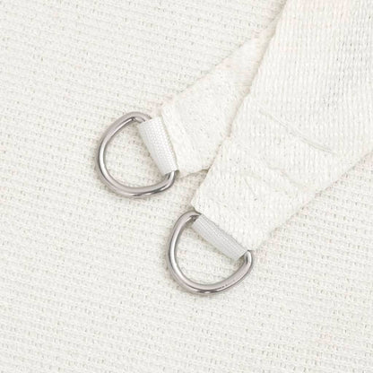 Sonnensegel HDPE Rechteckig 4 x 6 m Weiß