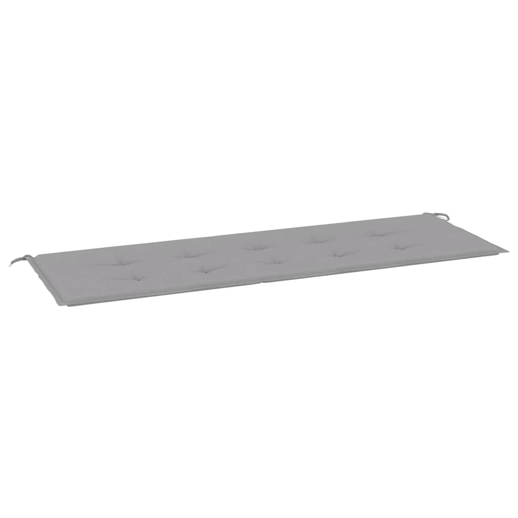 Gartenbank-Auflage Grau 150x50x4 cm Oxford-Gewebe